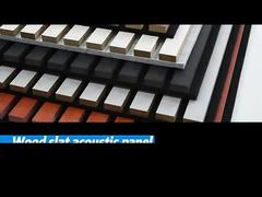 Akoestisch houten muurpaneel